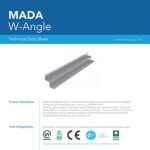 The W-shaped metal anglis are used for creating expansion joints or decorative reveals in drywall and stucco applications.