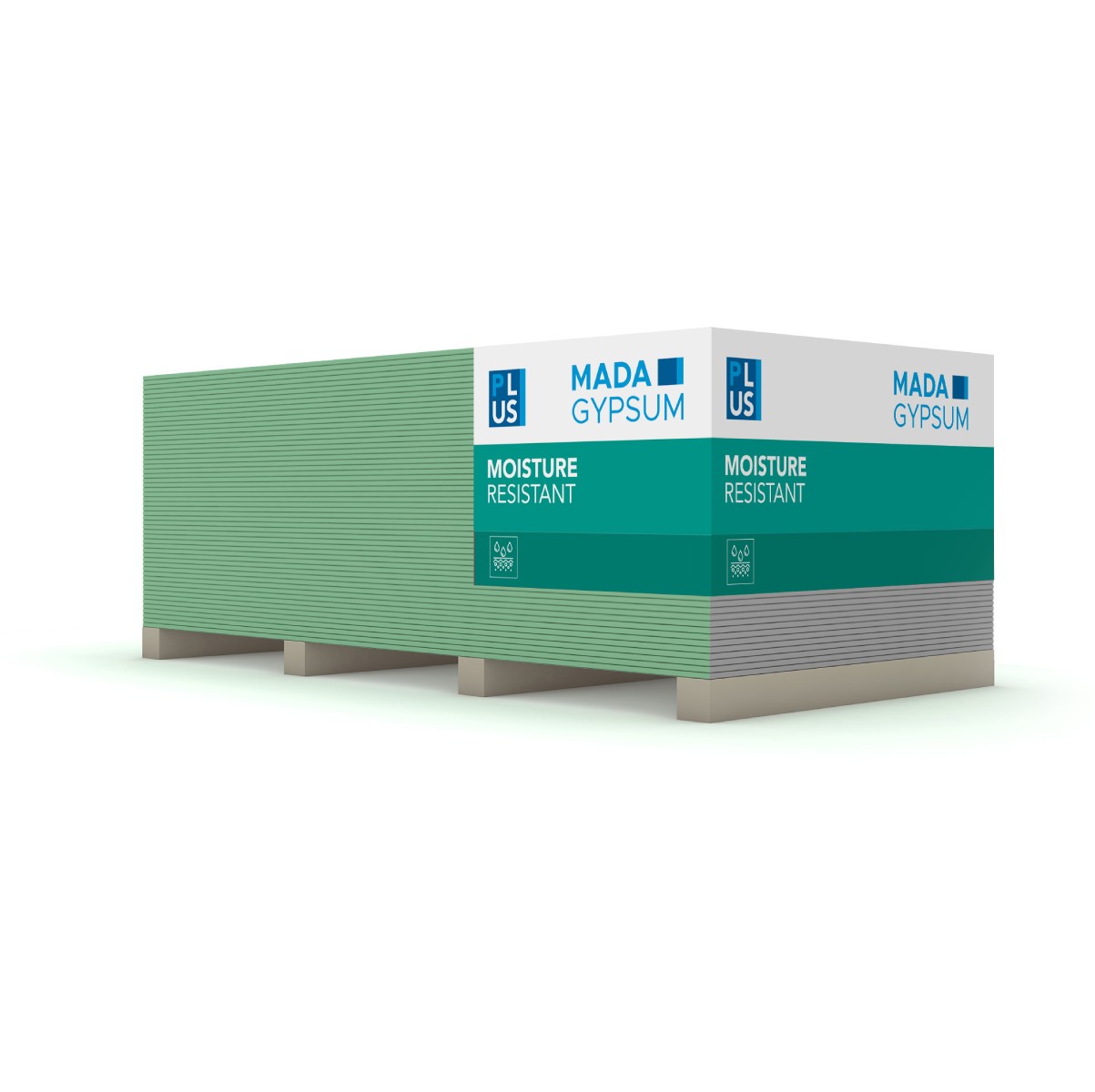Mada Plus Moisture Resistant Plasterboard