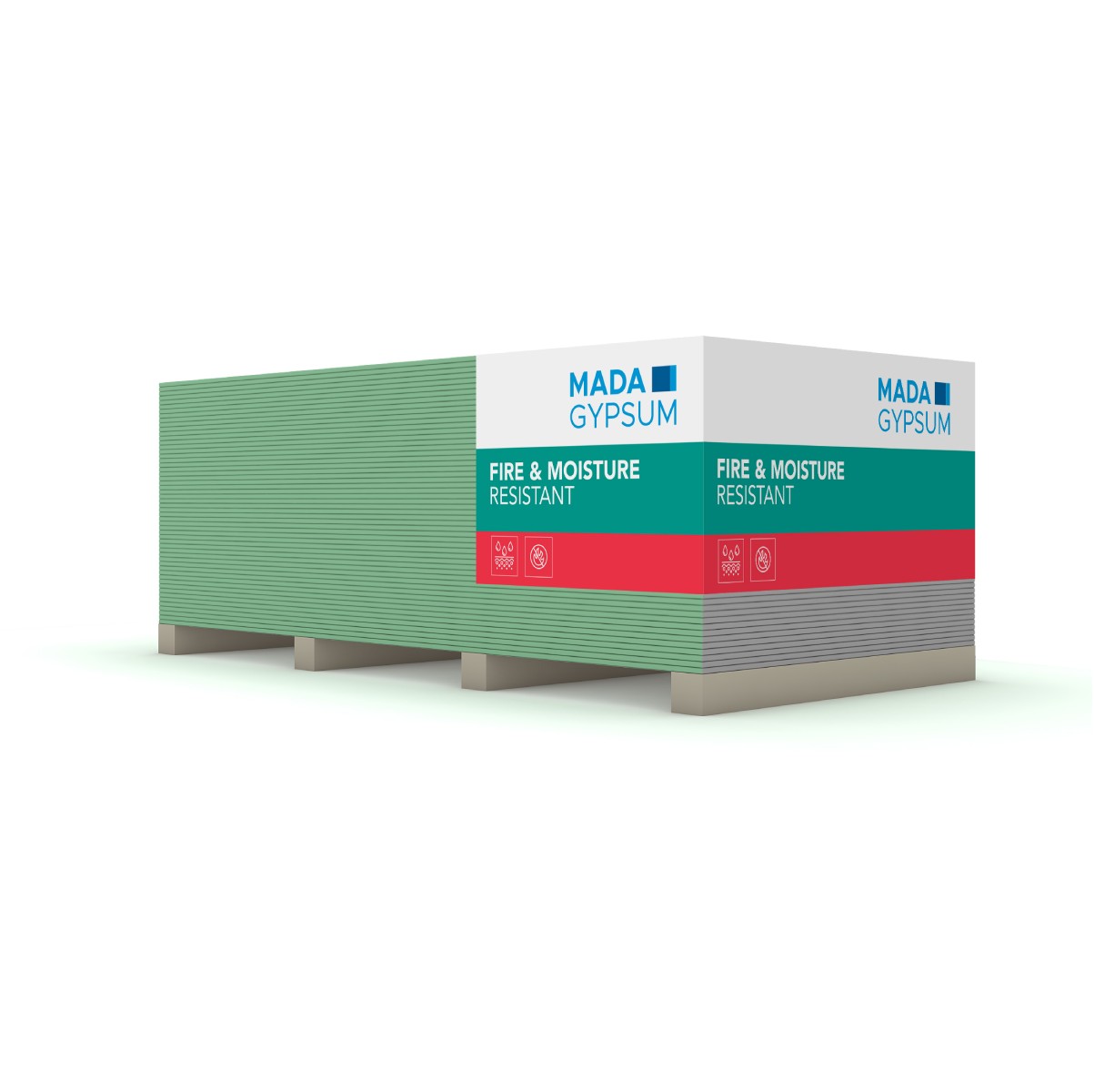 Mada Fire and Moisture Resistant Plasterboard